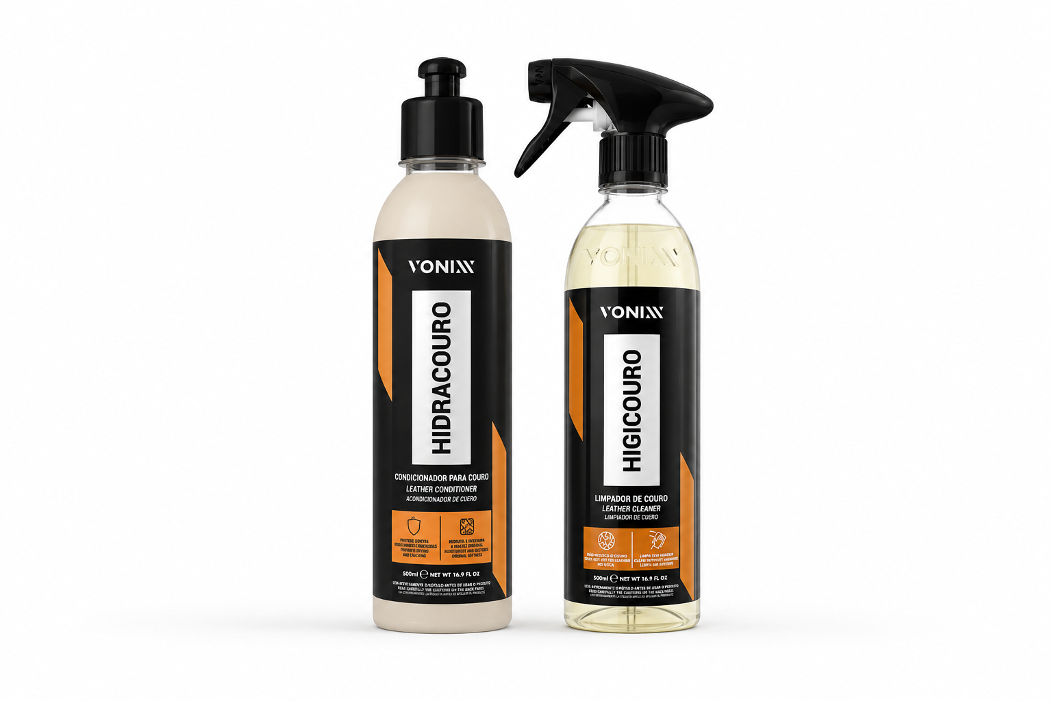 Kit Cuero Vonixx - Producto de detailing automotor disponible en Barsu