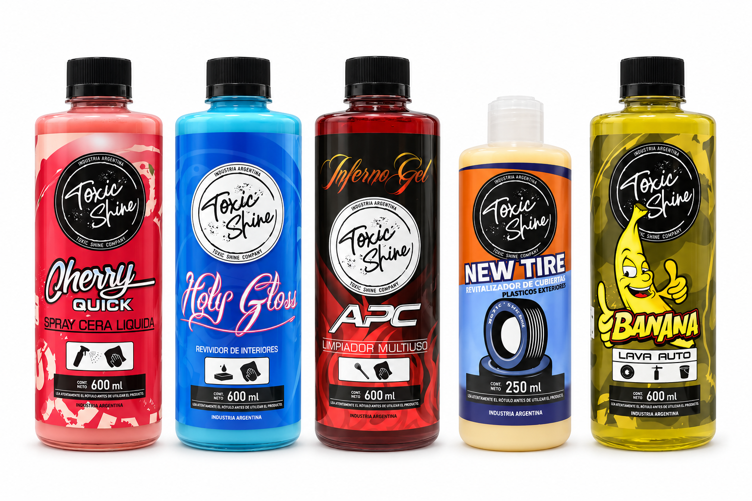 Kit Inicial Toxic Shine - Producto de detailing automotor disponible en Barsu