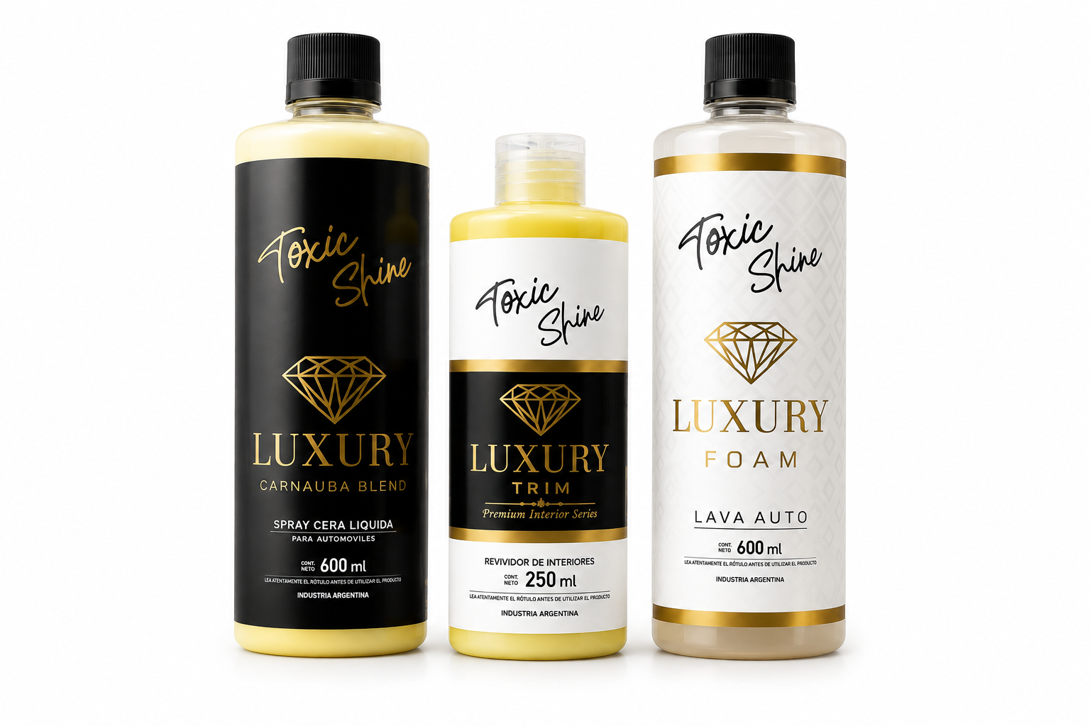 Kit Luxury Toxic Shine - Producto de detailing automotor disponible en Barsu