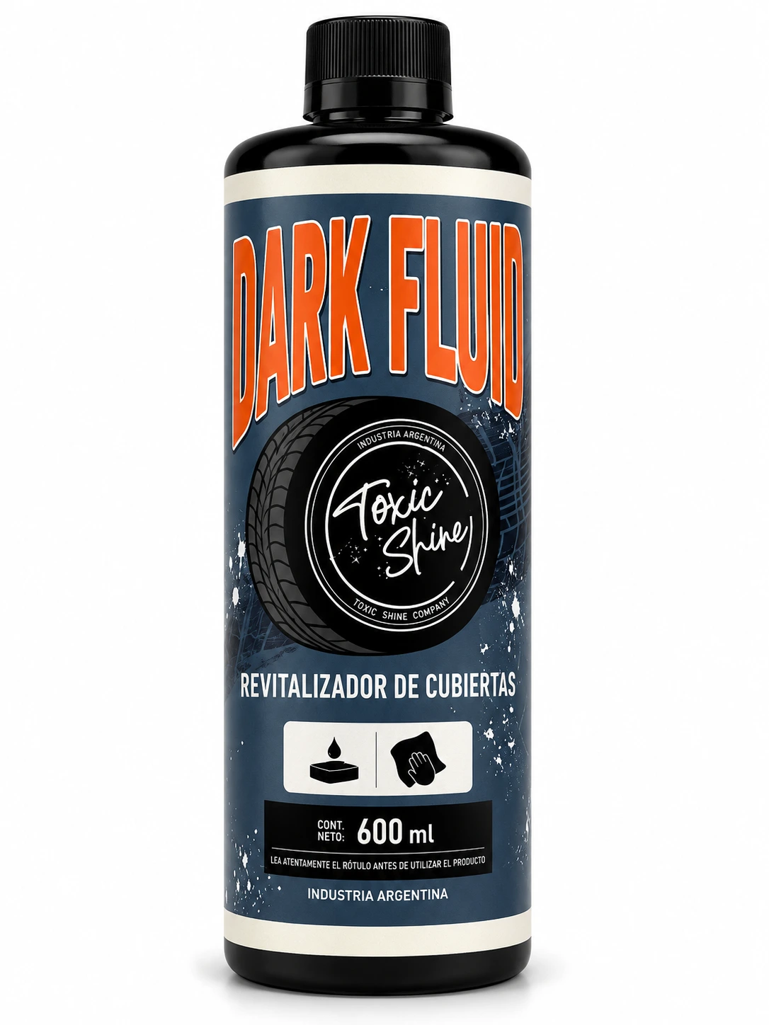 Toxic Shine Dark Fluid - Producto de detailing automotor disponible en Barsu