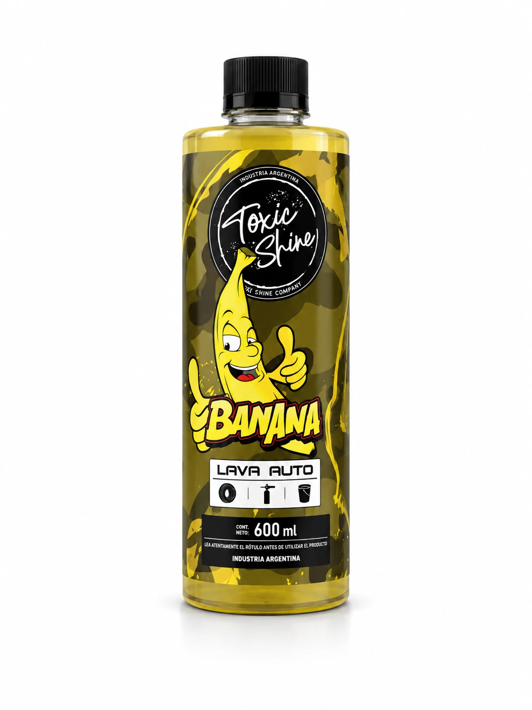 Toxic Shine Shampoo Banana - Producto de detailing automotor disponible en Barsu