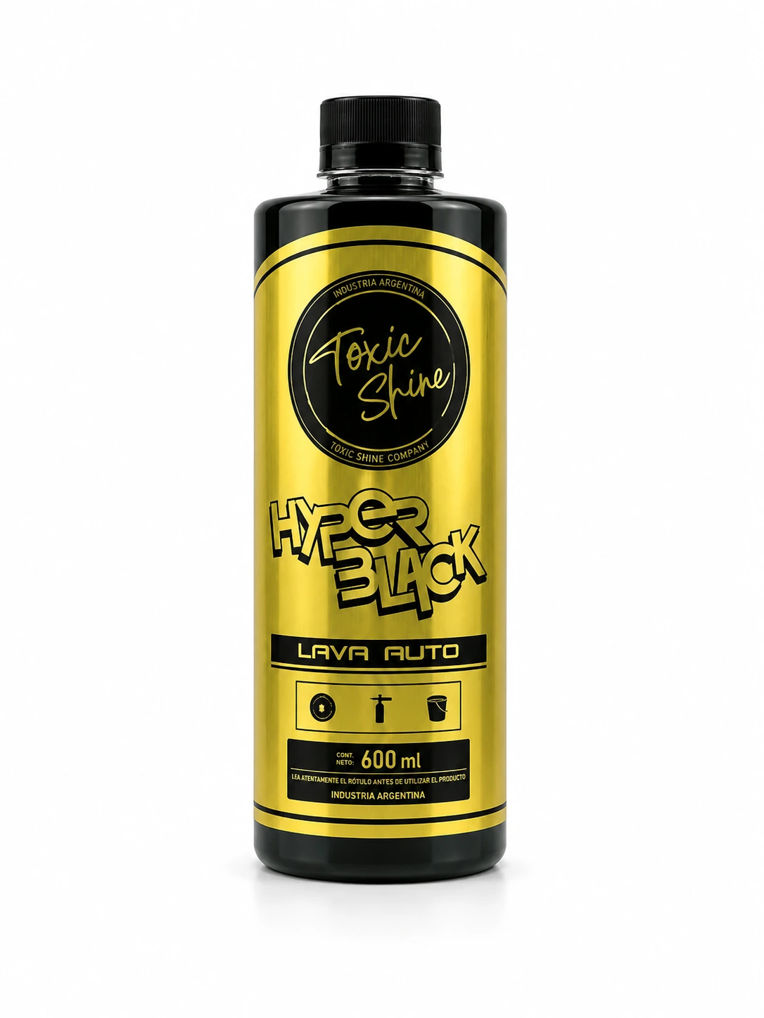 Toxic Shine Shampoo Hyper Black - Producto de detailing automotor disponible en Barsu